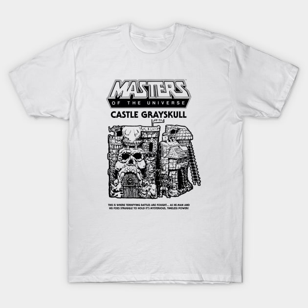 Castle Grayskull Toy Artwork - Light T-Shirt by Chewbaccadoll